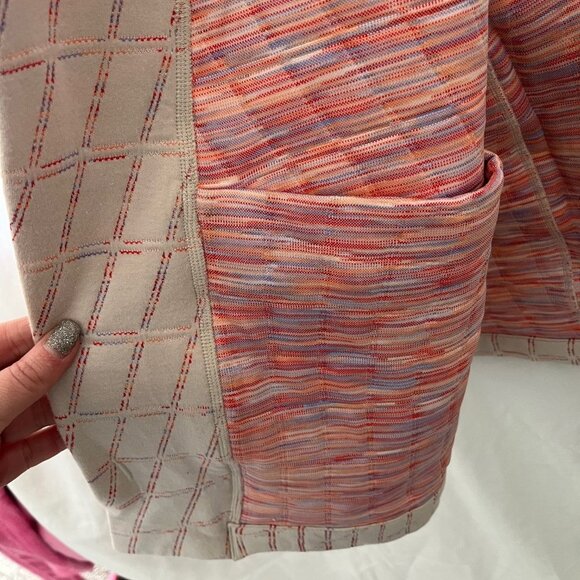 NWT Nike Yoga Therma-FIT Luxe Plus Size 1X Jacquard Reversible Cardigan Jacket - Picture 6 of 8